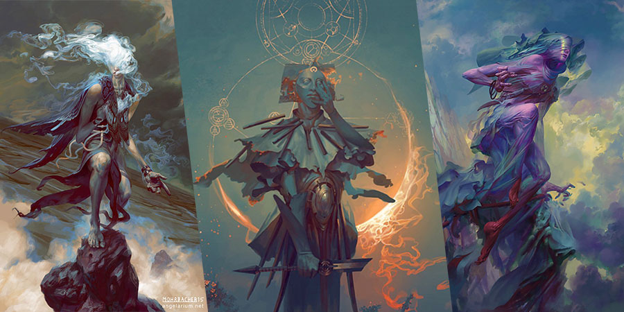 Em tempos antigos, The Watchers eram anjos que vieram para a Terra para ajudar os humanos com o Universo. Mas eles se tornaram orgulhosos demais e foram quase destruídos com o tempo. Essa é a história por trás de uma das criações do ilustrador americano Peter Mohrbacher. Nas imagens abaixo você vai poder ver algumas das ilustrações que ele criou para seu projeto chamado Angelarium. É lá que vivem suas criações e é lá que você pode aprender ainda mais sobre esse mundo de fantasia.