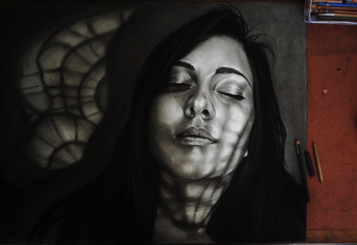 As ilustrações de Dylan Andrews experimentam com a forma de mostrar emoções sem precisar usar expressões faciais, no lugar disso, ele usa uma ênfase na manipulação de luzes e sombras para criar construções dramáticas e atmosferas intensas. Cada um dos retratos criados pelo artista com essa finalidade, acabam mostrando padrões sobrepostos, como se a pessoa que estivesse observando a obra estivesse no lugar de um objeto que está sendo refletido na ilustração. Cada retrato vem com uma máscara de sombras diferente e que, pode ou não, estar construindo ou obstruindo a identidade do retrato.