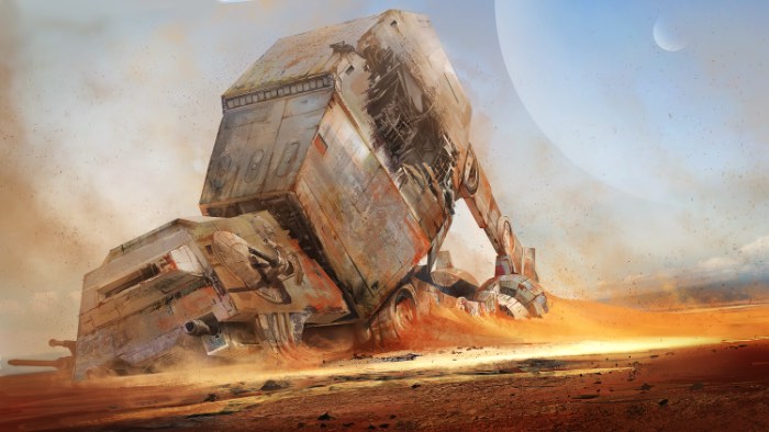Não tem muito tempo que me deparei com o trabalho de ilustração e matte painting do designer Tysen Johnson e sabia que seu trabalho ia aparecer em um artigo por aqui. O que mais me chamou a atenção no seu portfólio foram as ilustrações de Star Wars que vi por lá. Ilustrações essas que são voltadas para os veículos que aparecem no filme e não nos personagens, o que eu considerei bem legal de ver.