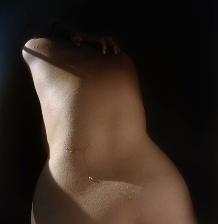 Body Becoming é uma série fotográfica de autoria de Leah Edelman-Brier que tem como finalidade construir a beleza através do que parece ser grotesco. E a fotógrafa faz isso através do questionamento da resiliência do corpo humano.