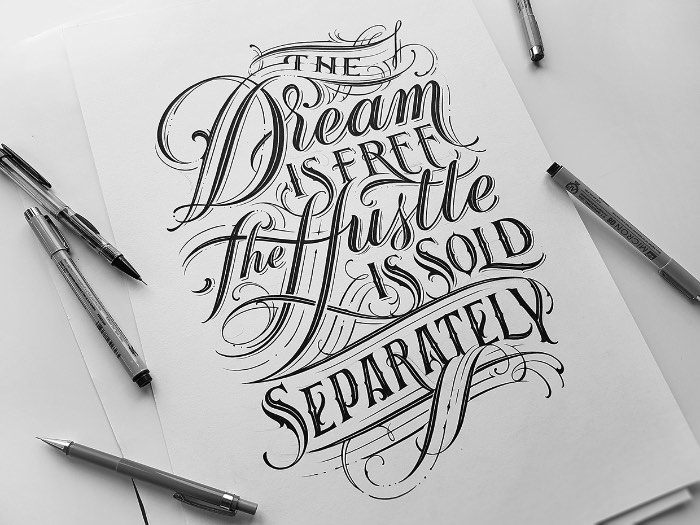 Mateusz Witczak é um designer polonês, especializado em tipografia e lettering. Me deparei com um de seus projetos experimentais no Behance e sabia que tinha que publicar alguma coisa dele por aqui. Acabei selecionando um projeto de lettering onde o designer estudou formas, técnicas e ideias diferentes voltadas para algo um pouco mais tradicional.