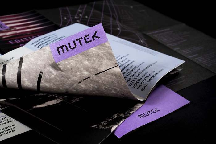 Mutek é um festival internacional de música eletrônica e arte digital que acontece anualmente em Montreal entre o final de Maio e o início de Junho. Para a sua 17º edição, o pessoal da Nouvelle Administration foi responsável por criar uma nova identidade visual que pudesse ser representada em todos materiais criados para a divulgação do evento.