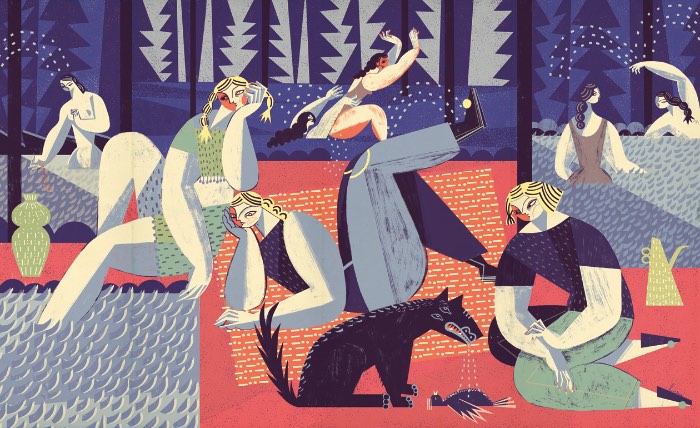 O trabalho ilustrado de Gosia Herba é repleto de temas que remetem a mitologia e a contos de fadas. E isso ocorre por que ela é uma ávida leitora de livros que falam sobre antropologia e a história da cultura. Seus trabalhos são feitos, normalmente, para clientes editoriais ao redor do mundo. De 2008 para hoje, ela já colecionou clientes como The Washington Post, Strapazin, The Oprah Magazine, La Nation, Penguin Random House. Além disso tudo, ela ainda pinta e escreve livros para crianças e quadrinhos.