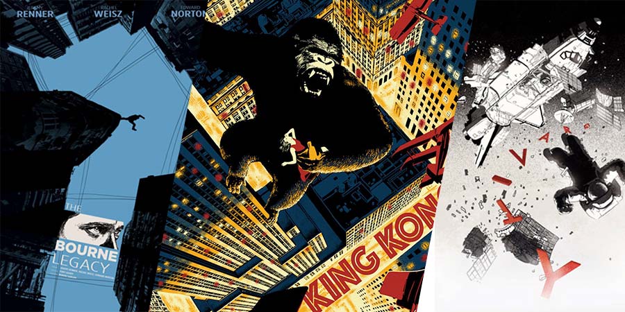 Chris Thornley é o nome do designer e ilustrador que criou os posters de filmes que você vai encontrar aqui nesse artigo. Todos criados como projetos especiais para si mesmo e que acabaram se tornando parte de exposições e podem ser encontradas na sua loja online no society6.