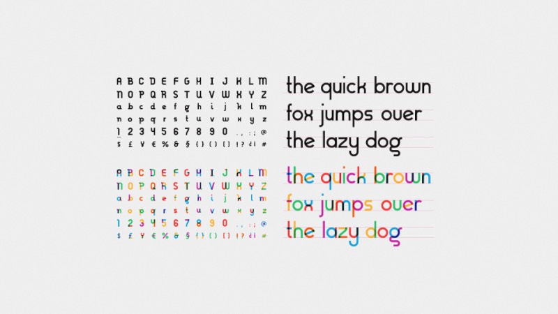 Para celebrar os 66 anos de vida do artista e ativista LGBT Gilbert Baker, o pessoal da NYC Pride e NewFest se juntaram a equipe de design da Ogilvy & Mather’s e a Fontself para criar uma fonte que acabou recebendo o nome de Gilbert. O artista é mais conhecido por ter sido o responsável pela criação da bandeira arco íris em 1978, ícone bastante utilizado no movimento LGBT.