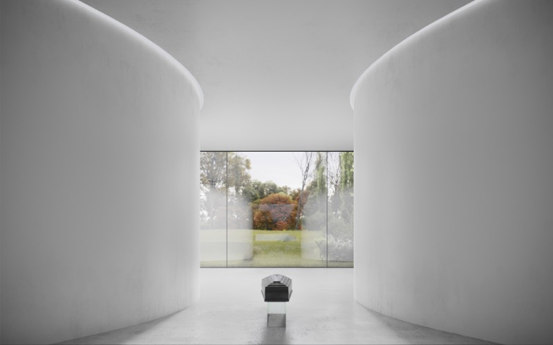 HofmanDujardin é um escritório de arquitetura holandês que iniciou o trabalho de design para um Centro de Cerimônias e Funerais para celebrar a vida daqueles que passarão por lá. A ideia aqui é celebrar a vida dessas pessoas de um jeito especial e, parece que, o resultado final faz isso com louvor.