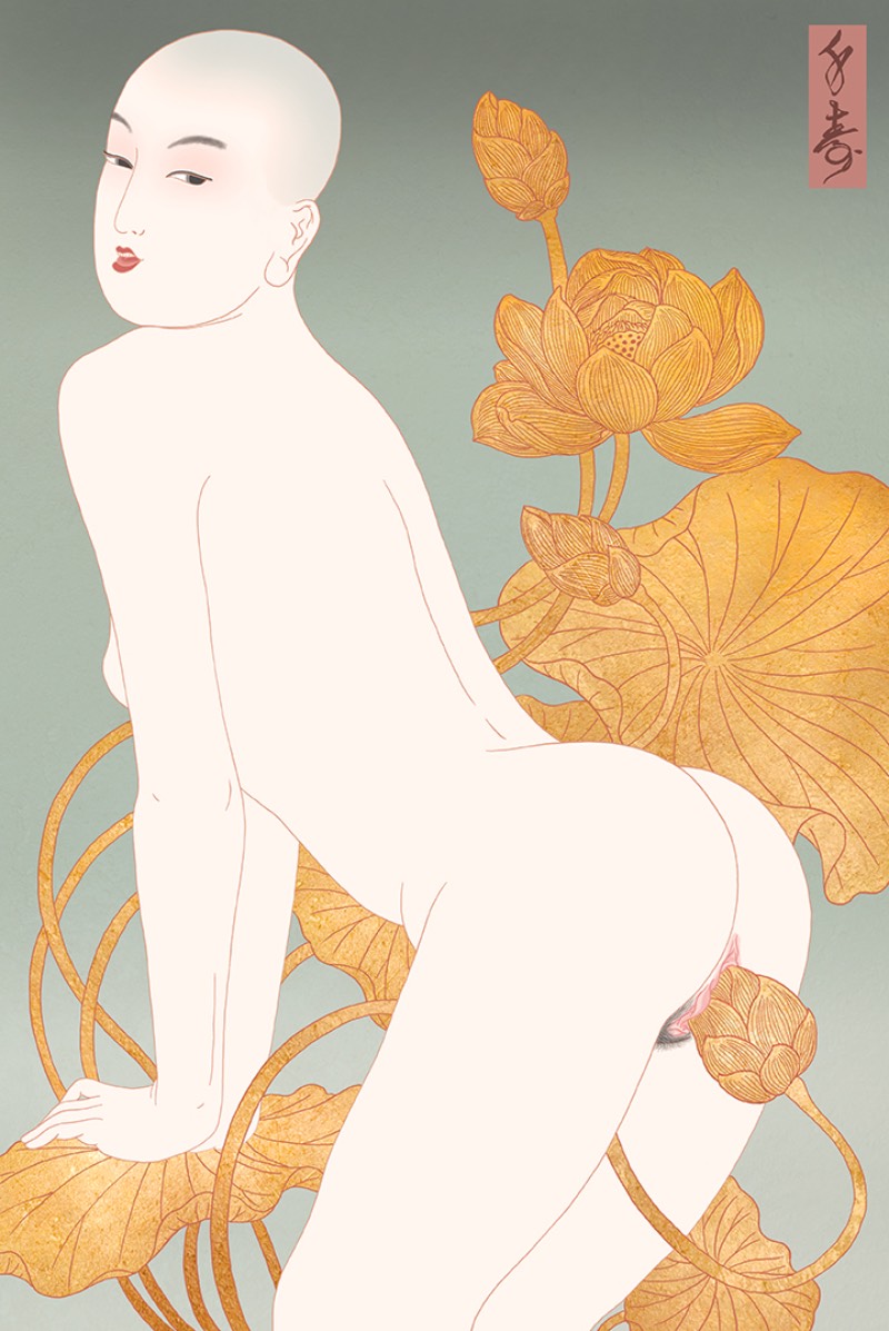 Senju Horimatsu continua com a tradição conhecida como Shunga, a arte erótica japonesa. E seus desenhos transformam essa tradição em algo atualizado, algo que transforma um gênero antigo em uma sensibilidade contemporânea.