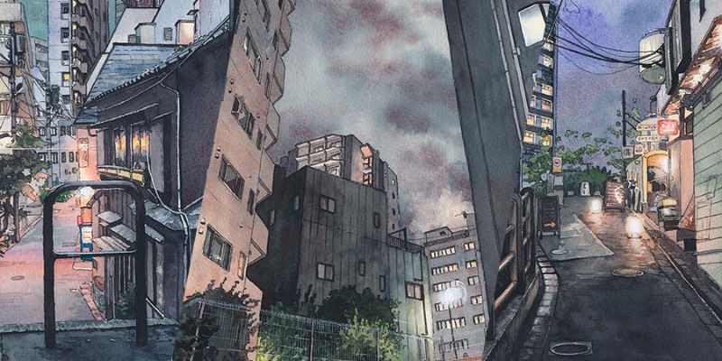 Entre agosto de 2017 e setembro de 2018, o ilustrador Mateusz Urbanowicz criou uma série de dez aquarelas que retratam uma visão noturna de Tóquio, a maior cidade do Japão. Mas as imagens que você vai ver aqui são um pouco diferentes daquela estética óbvia que vemos sempre que alguém resolve explorar uma cidade como Tóquio.