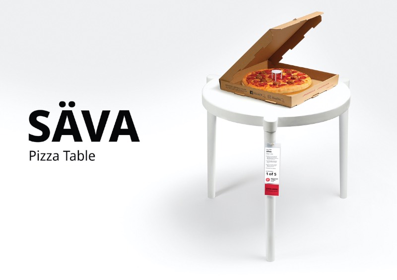 Devido a uma colaboração particular entre a Ikea e Pizza Hut, você já pode comprar uma versão em tamanho real daquelas pequenas mesas que protegem sua pizza de ser amassada e grudar na embalagem. Isso é de verdade, você leu certo. O único problema é que você precisa estar em Hong Kong para que essa compra seja possível, o que pode ser um problema. 