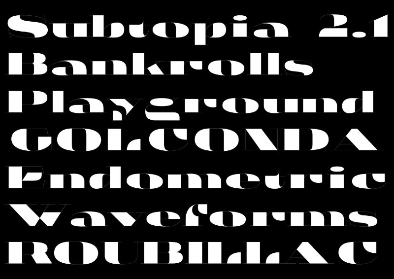 Cécile Legnaghi é uma designer gráfica baseada em Paris com um trabalho bem interessante de tipografia que inclui ai alguns projetos feitos durante seus anos estudando na École Estienne. A tipografia que ela apresenta eu seu portfólio tem um aspecto quase experimental e utiliza de um contraste bem forte entre as linhas, o que deixou tudo com uma estética bem única.