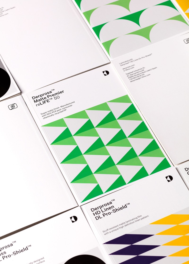 Foi em 2018 que a Derprosa celebrou seus 30 anos produzindo filmes laminados para as artes gráficas. Durante essas três décadas, eles assumiram um compromisso com o desenvolvimento de novos materiais e essa inovação acabou criando uma certa revolução no setor. Com todos esses fatores em mente, a Derprosa entrou em contato com o pessoal da Plácida para renovar seu branding. 
