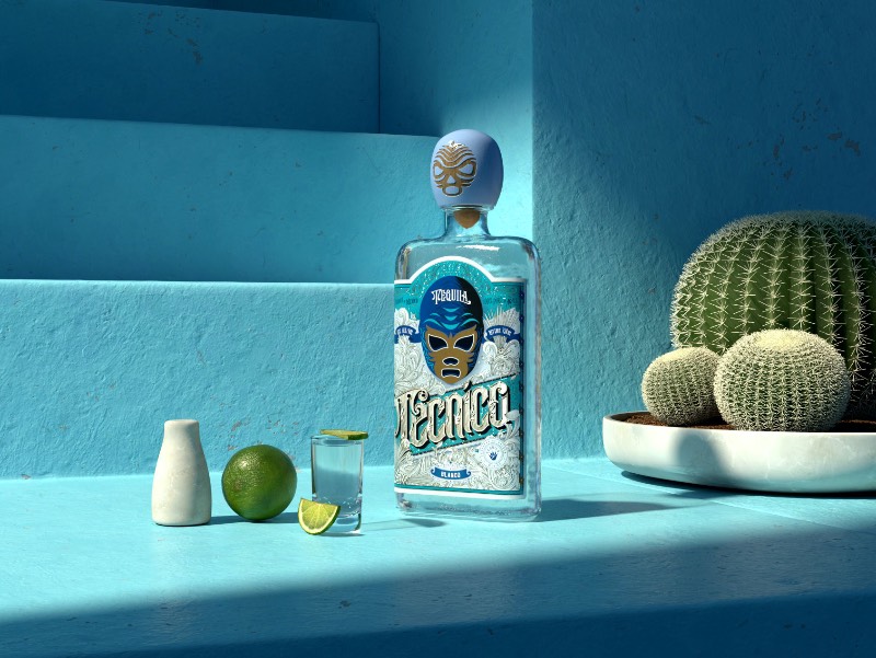 As embalagens das Tequilas Técnico e Rudo tem seu design inspirado nas lucha libre, aquela forma bem particular de luta livre que existe no México. O design dessas embalagens ficou nas mãos do design Anton Burmistrov e, nesse trabalho, dá para ver como ele usou do seu amor pela cultura do México para criar algo visualmente especial.