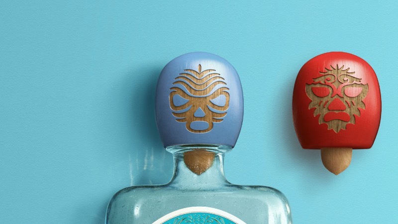 As embalagens das Tequilas Técnico e Rudo tem seu design inspirado nas lucha libre, aquela forma bem particular de luta livre que existe no México. O design dessas embalagens ficou nas mãos do design Anton Burmistrov e, nesse trabalho, dá para ver como ele usou do seu amor pela cultura do México para criar algo visualmente especial.