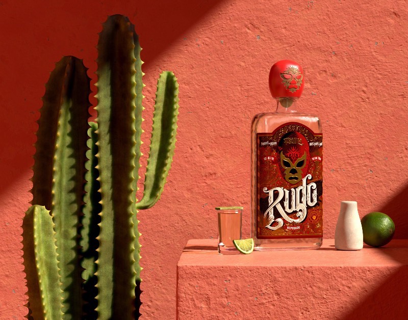 As embalagens das Tequilas Técnico e Rudo tem seu design inspirado nas lucha libre, aquela forma bem particular de luta livre que existe no México. O design dessas embalagens ficou nas mãos do design Anton Burmistrov e, nesse trabalho, dá para ver como ele usou do seu amor pela cultura do México para criar algo visualmente especial.