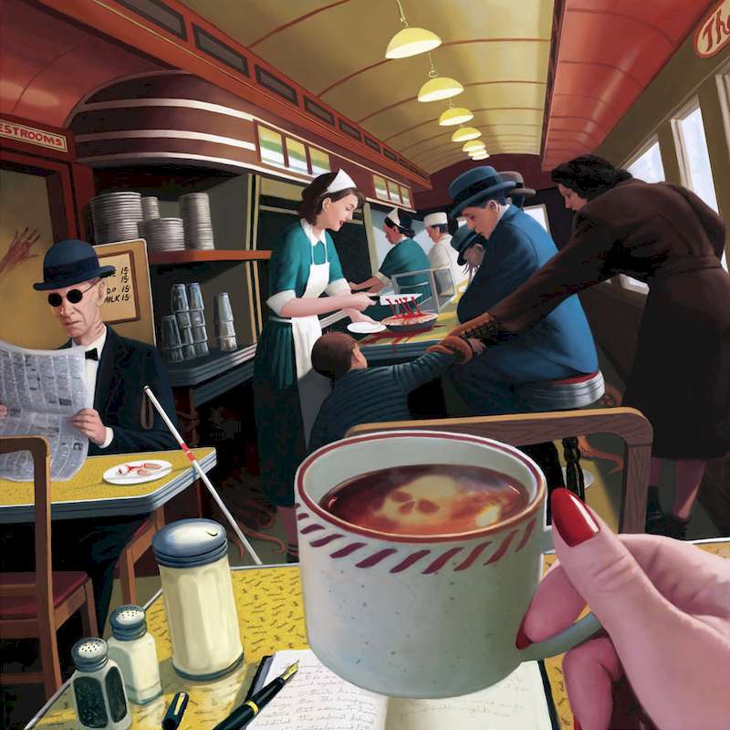 Quando você olhar para as ilustrações de Jeff Lee Johnson, cada pequeno detalhe importa. Isso acontece porque o artista preenche cada imagem com pequenas ideias e detalhes que deixam tudo difícil de não ser analisado. Parece que, a cada olhada, você vai descobrir algo novo.
