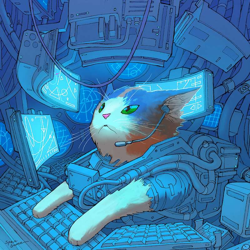 O ilustrador conhecido online como Space Gooose é uma referência pessoal quando se trata de trabalhos para ficção científica já que acompanho seu portfólio online há anos. Tudo começou quando me deparei com um dos seus desafios de transformar objetos do dia a dia em naves espaciais.
