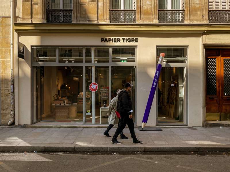 Visitar a Papier Tigre Paris é visitar mais do que uma papelaria normal já que eles criam, projetam e produzem uma série de lindas coleções de produtos de papel. Esses produtos de papelaria tem um estilo inovador e, nesse mundo de produtos em massa em que vivemos hoje, é bom ver que ainda tem gente que faz coisas com alma.