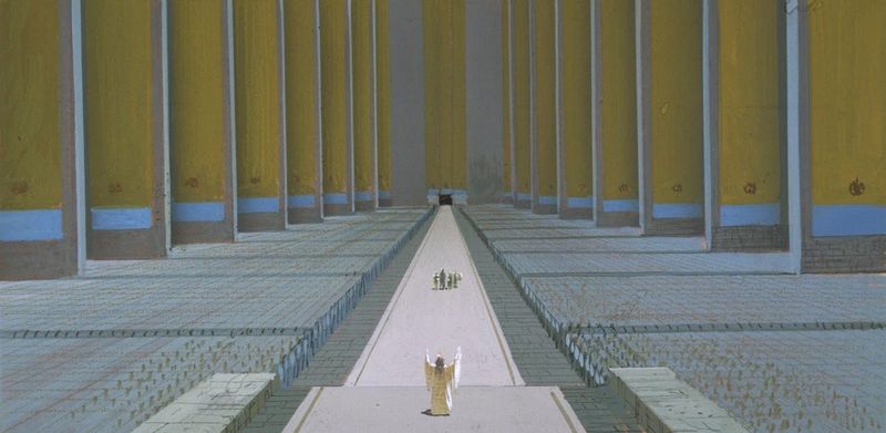 Um ponto interessante sobre essa influência visual no mundo de Guerra nas Estrelas é que Ralph McQuarrie sempre afirmou que as suas ilustrações não foram feitas para o público em geral. Se esse fosse o caso, ele teria finalizado as imagens de uma forma melhor. 