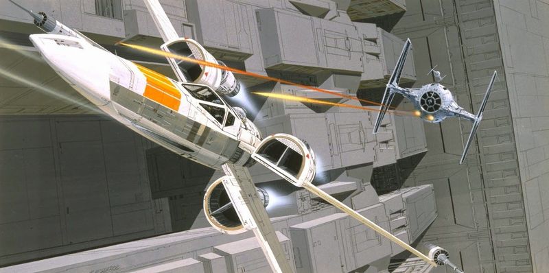 Um ponto interessante sobre essa influência visual no mundo de Guerra nas Estrelas é que Ralph McQuarrie sempre afirmou que as suas ilustrações não foram feitas para o público em geral. Se esse fosse o caso, ele teria finalizado as imagens de uma forma melhor.