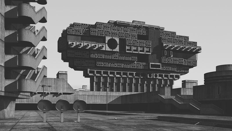 Em 1975, J.G. Ballard escreveu um livro onde o autor descreve uma nova realidade social onde todos vivem em arranha-céus sem emoção e imune as pressões da vida. Foi a pensar nisso que o designer Clemens Gritl resolveu criar uma série de imagens que recebeu o nome de A Future City From The Past.