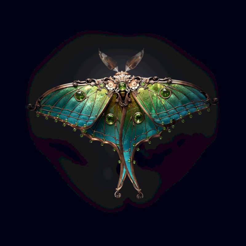 Sasha Vinogradova é uma artista baseada em Los Angeles que resolveu mesclar o seu fascínio pela natureza e pelo design ornamental numa série de insetos em forma de joias. Tudo criado usando softwares 3D e muita atenção aos detalhes.