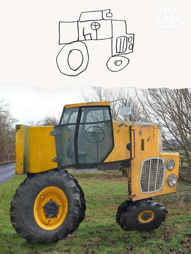 Things I Have Drawn é um projeto bem interessante já que ele imagina um mundo onde as coisas que as crianças desenham são reais. Tudo começou como um projeto bobo em família. 