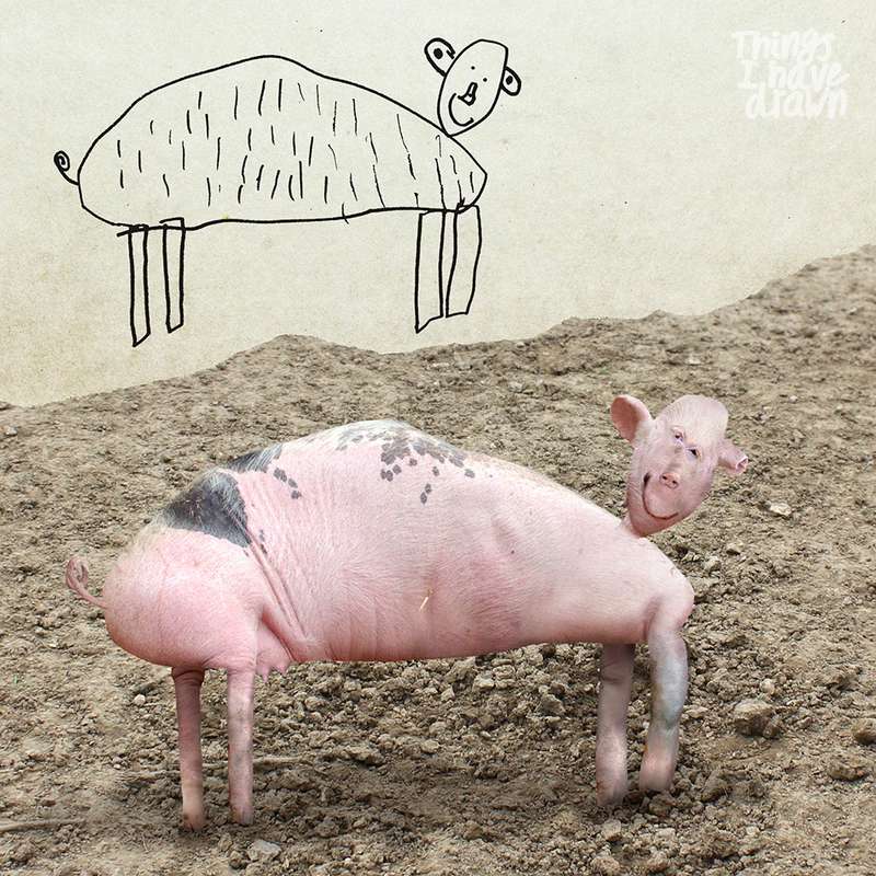 Things I Have Drawn é um projeto bem interessante já que ele imagina um mundo onde as coisas que as crianças desenham são reais. Tudo começou como um projeto bobo em família. 